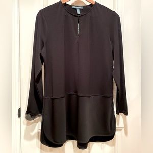 LAUREN RL  L Black 3/4 Sleeve Tunic 🍒See Pictures for Measurements 🍒 NWT